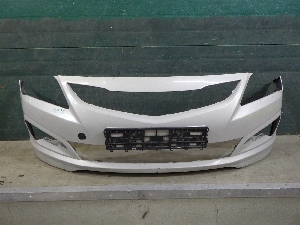 HYUNDAI SOLARIS облицовка бампера переднего 865114L500 2015г. арт.1484276