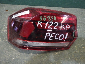 VOLKSWAGEN POLO фонарь задний левый наружный 6N5945095 2020г. арт.1545895